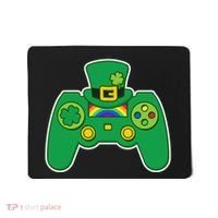 Lucky St Patrick's Day Video Game Controller Mousepad thumb 0