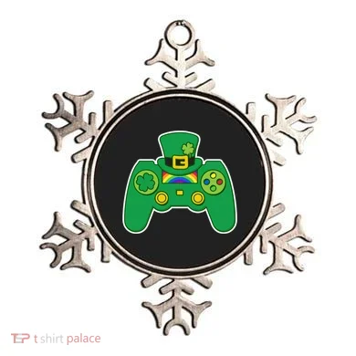 Lucky St Patrick's Day Video Game Controller Ornament