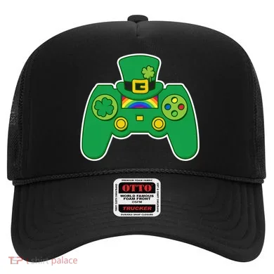 Lucky St Patrick's Day Video Game Controller Hat