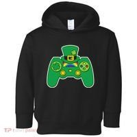 Lucky St Patrick's Day Video Game Controller Toddler Hoodie thumb 0