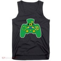 Lucky St Patrick's Day Video Game Controller Tank Top thumb 0