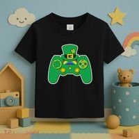 Lucky St Patrick's Day Video Game Controller Toddler T-Shirt thumb 3