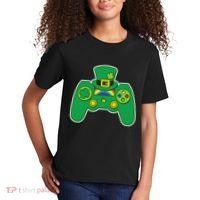 Lucky St Patrick's Day Video Game Controller Kids T-Shirt thumb 2