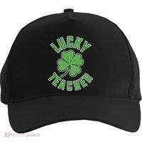 Lucky Teacher St. Patrick's Day Five-Panel Snapback Cap thumb 0