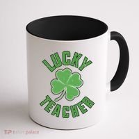 Lucky Teacher St. Patrick's Day Coffee Mug thumb 1
