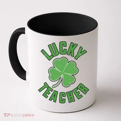Lucky Teacher St. Patrick's Day Coffee Mug