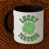 Lucky Teacher St. Patrick's Day Coffee Mug thumb 2