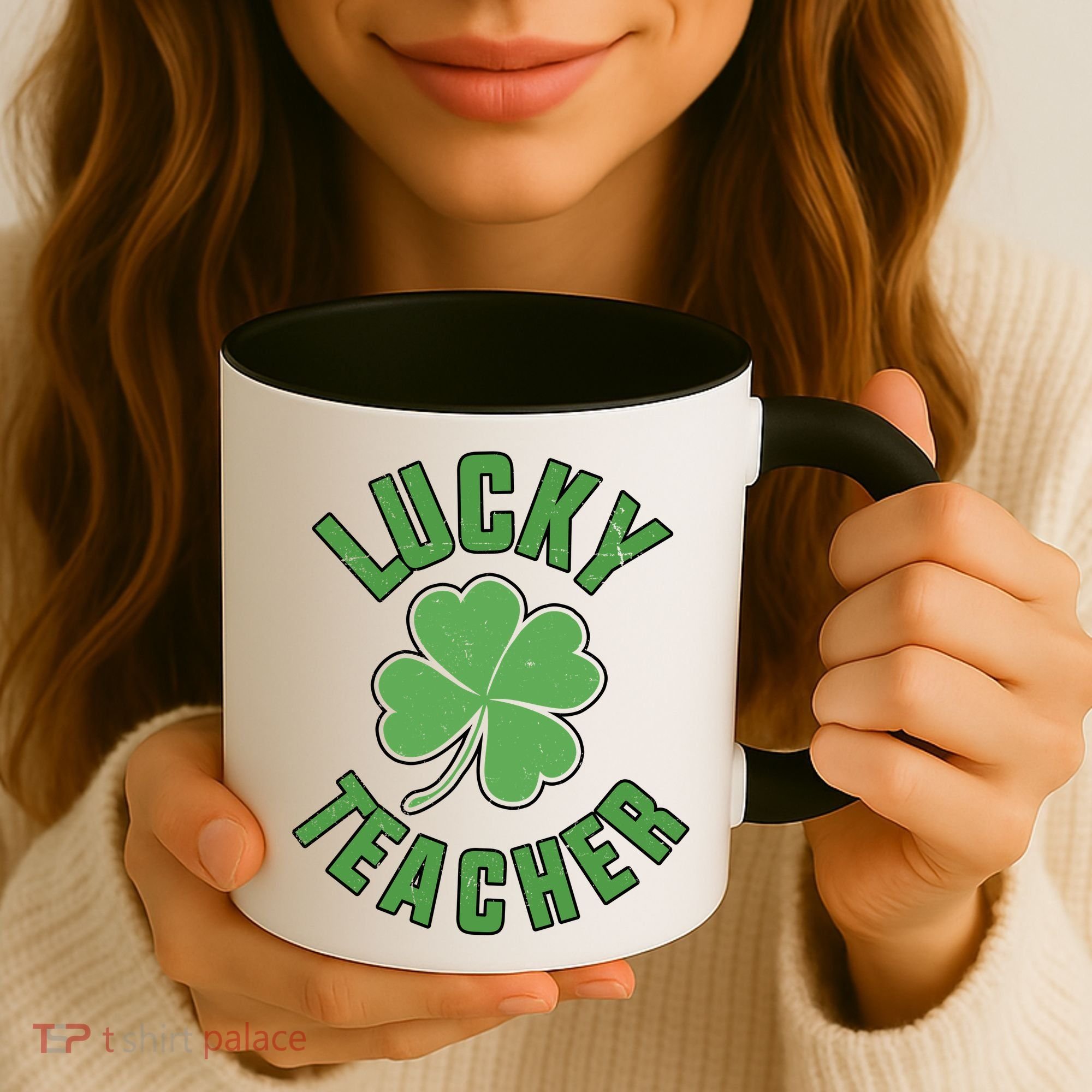 Lucky Teacher St. Patrick's Day Coffee Mug