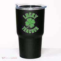 Lucky Teacher St. Patrick's Day Tumbler thumb 0