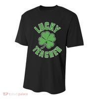 Lucky Teacher St. Patrick's Day Youth Performance Sprint T-Shirt thumb 0