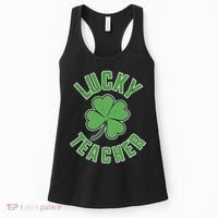Lucky Teacher St. Patrick's Day Women's Tank Top thumb 0
