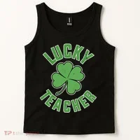 Lucky Teacher St. Patrick's Day Tank Top thumb 2