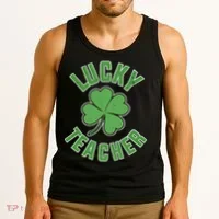 Lucky Teacher St. Patrick's Day Tank Top thumb 3