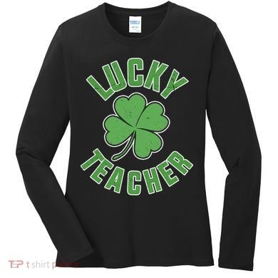 Lucky Teacher St. Patrick's Day Women's Long Sleeve Shirt