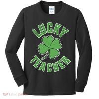 Lucky Teacher St. Patrick's Day Kids Long Sleeve Shirt thumb 0