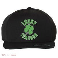 Lucky Teacher St. Patrick's Day Wool Snapback Cap thumb 0