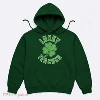 Lucky Teacher St. Patrick's Day Hoodie thumb 0