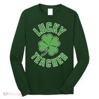 Lucky Teacher St. Patrick's Day Long Sleeve Shirt thumb 0