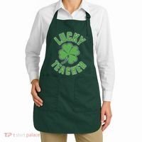 Lucky Teacher St. Patrick's Day Apron thumb 2