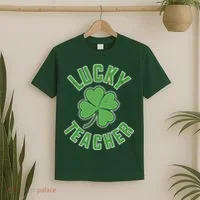Lucky Teacher St. Patrick's Day T-Shirt thumb 2