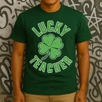 Lucky Teacher St. Patrick's Day T-Shirt thumb 3