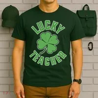 Lucky Teacher St. Patrick's Day T-Shirt thumb 6