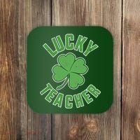 Lucky Teacher St. Patrick's Day Coaster thumb 0