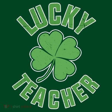 Lucky Teacher St. Patrick's Day Coaster