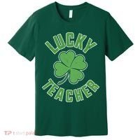 Lucky Teacher St. Patrick's Day Premium T-Shirt thumb 0