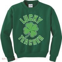 Lucky Teacher St. Patrick's Day Kids Sweatshirt thumb 0