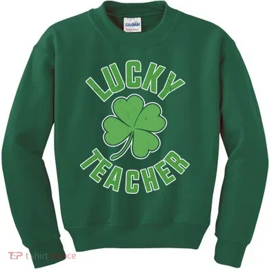 Lucky Teacher St. Patrick's Day Kids Sweatshirt
