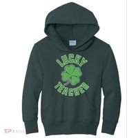 Lucky Teacher St. Patrick's Day Kids Hoodie thumb 0
