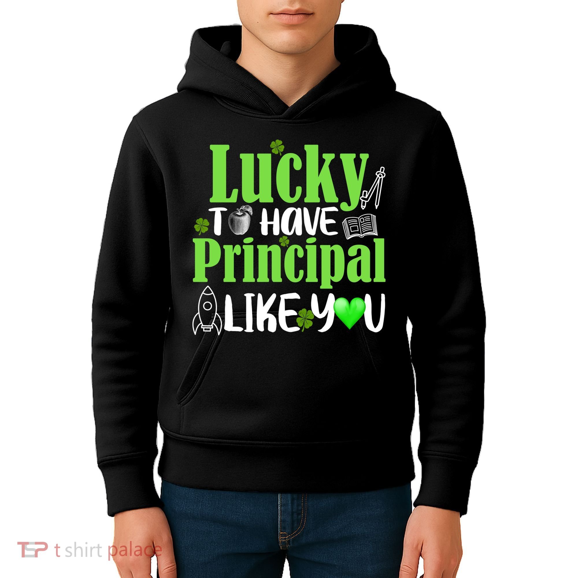 Lucky to Have Principal Like You Kids Hoodie