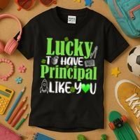 Lucky to Have Principal Like You Kids T-Shirt thumb 3