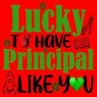 Lucky to Have Principal Like You Santa Hat thumb 1