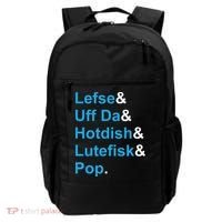 Lefse & Uff Da & Hotdish & Lutefisk & Pop Minnesota Backpack thumb 0
