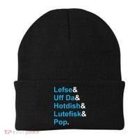 Lefse & Uff Da & Hotdish & Lutefisk & Pop Minnesota Beanie thumb 0
