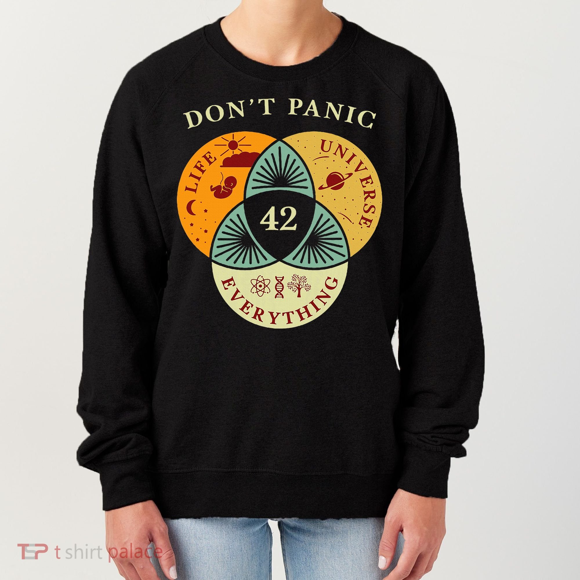 Life Universe Everything 42 Science Fiction Space Lovers Women's Sweatshirt