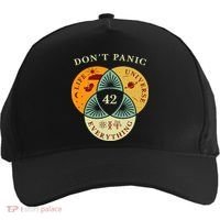 Life Universe Everything 42 Science Fiction Space Lovers Five-Panel Snapback Cap thumb 0