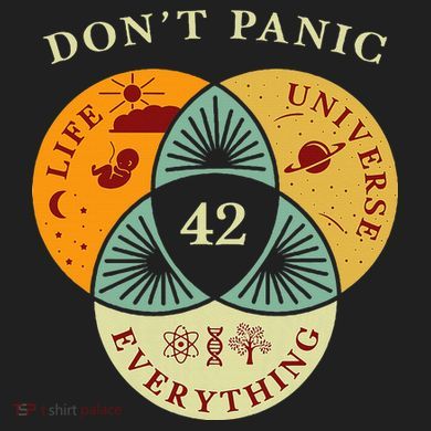 Life Universe Everything 42 Science Fiction Space Lovers Five-Panel Snapback Cap