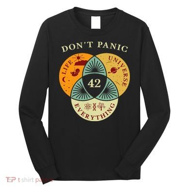 Life Universe Everything 42 Science Fiction Space Lovers Long Sleeve Shirt