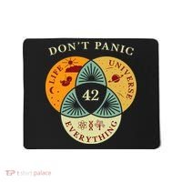 Life Universe Everything 42 Science Fiction Space Lovers Mousepad thumb 0