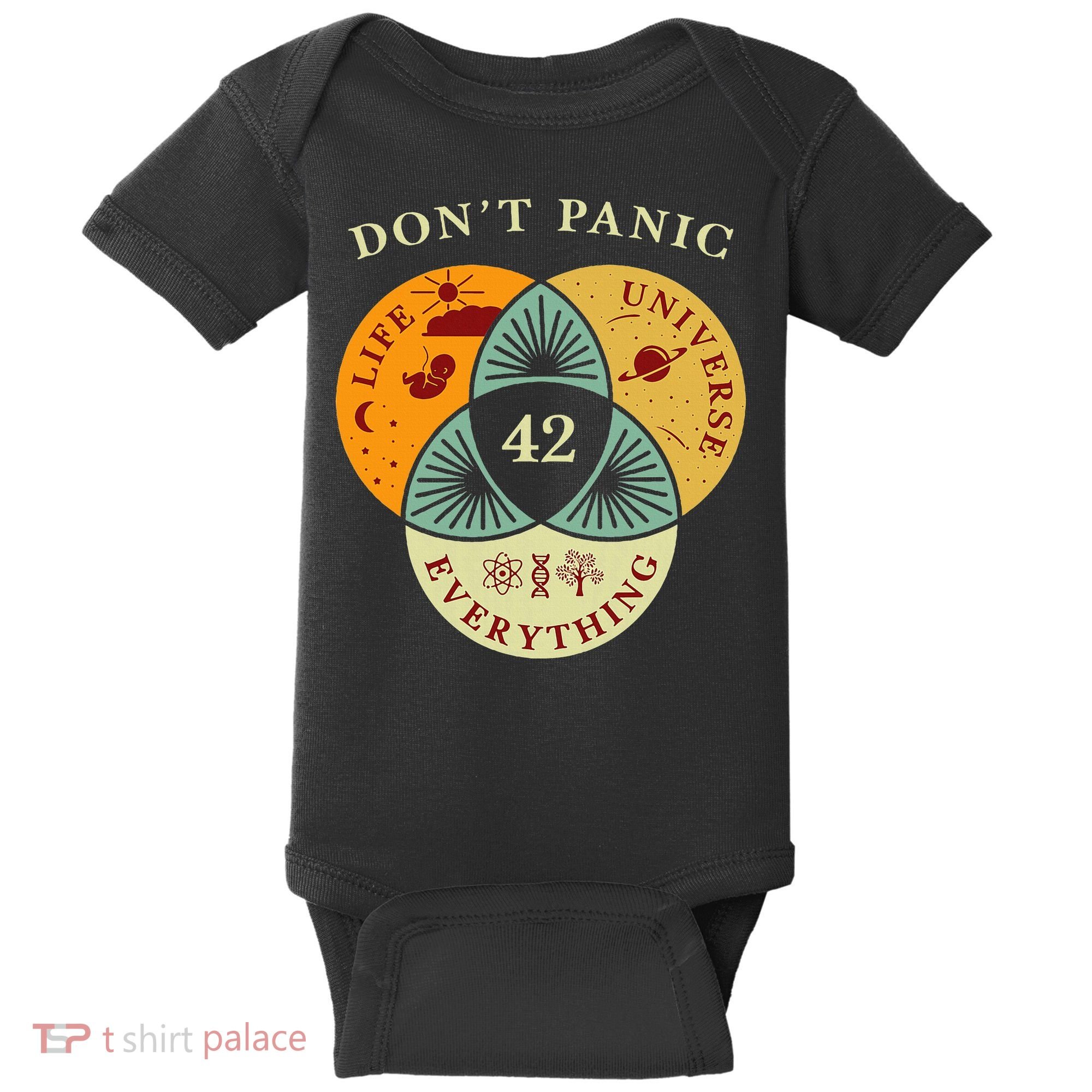 Life Universe Everything 42 Science Fiction Space Lovers Baby Bodysuit