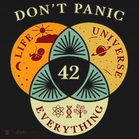 Life Universe Everything 42 Science Fiction Space Lovers Toddler T-Shirt thumb 4