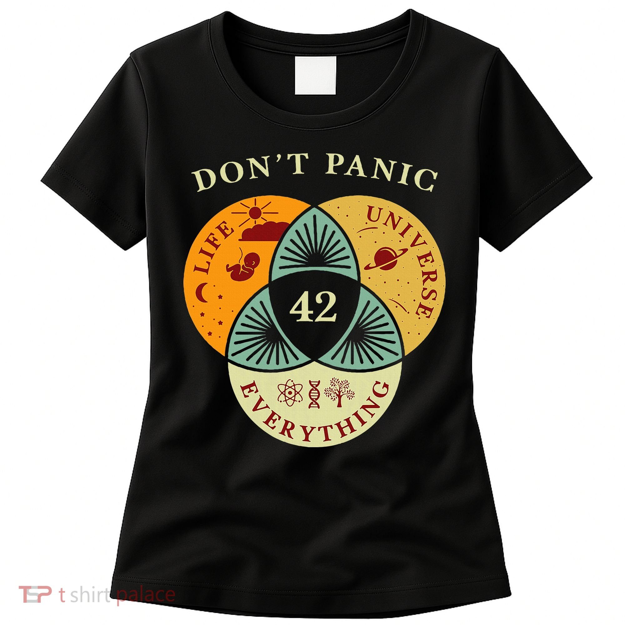 Life Universe Everything 42 Science Fiction Space Lovers Women's T-Shirt