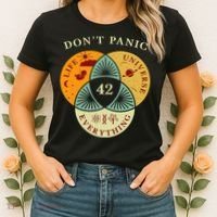 Life Universe Everything 42 Science Fiction Space Lovers Women's T-Shirt thumb 2