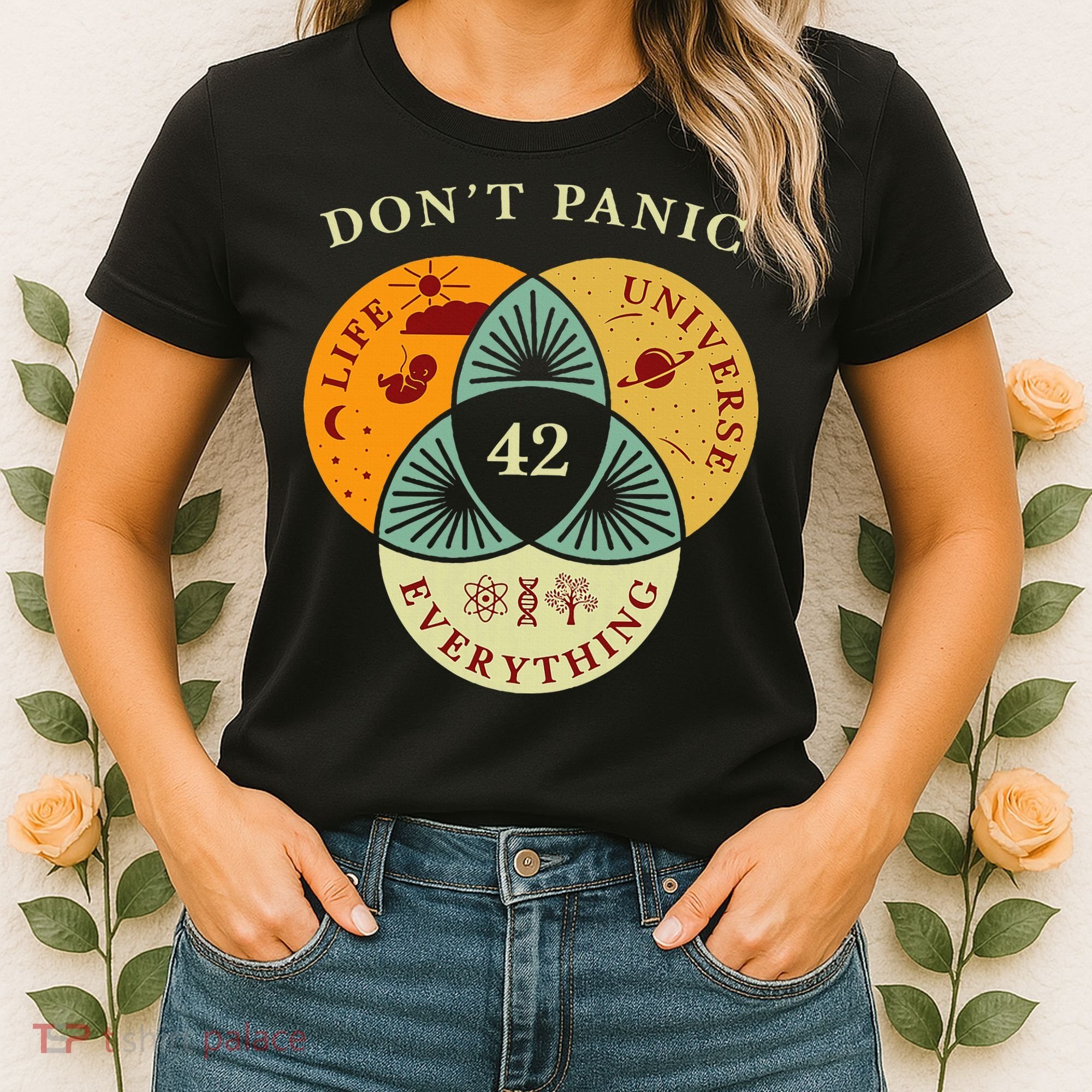Life Universe Everything 42 Science Fiction Space Lovers Women's T-Shirt