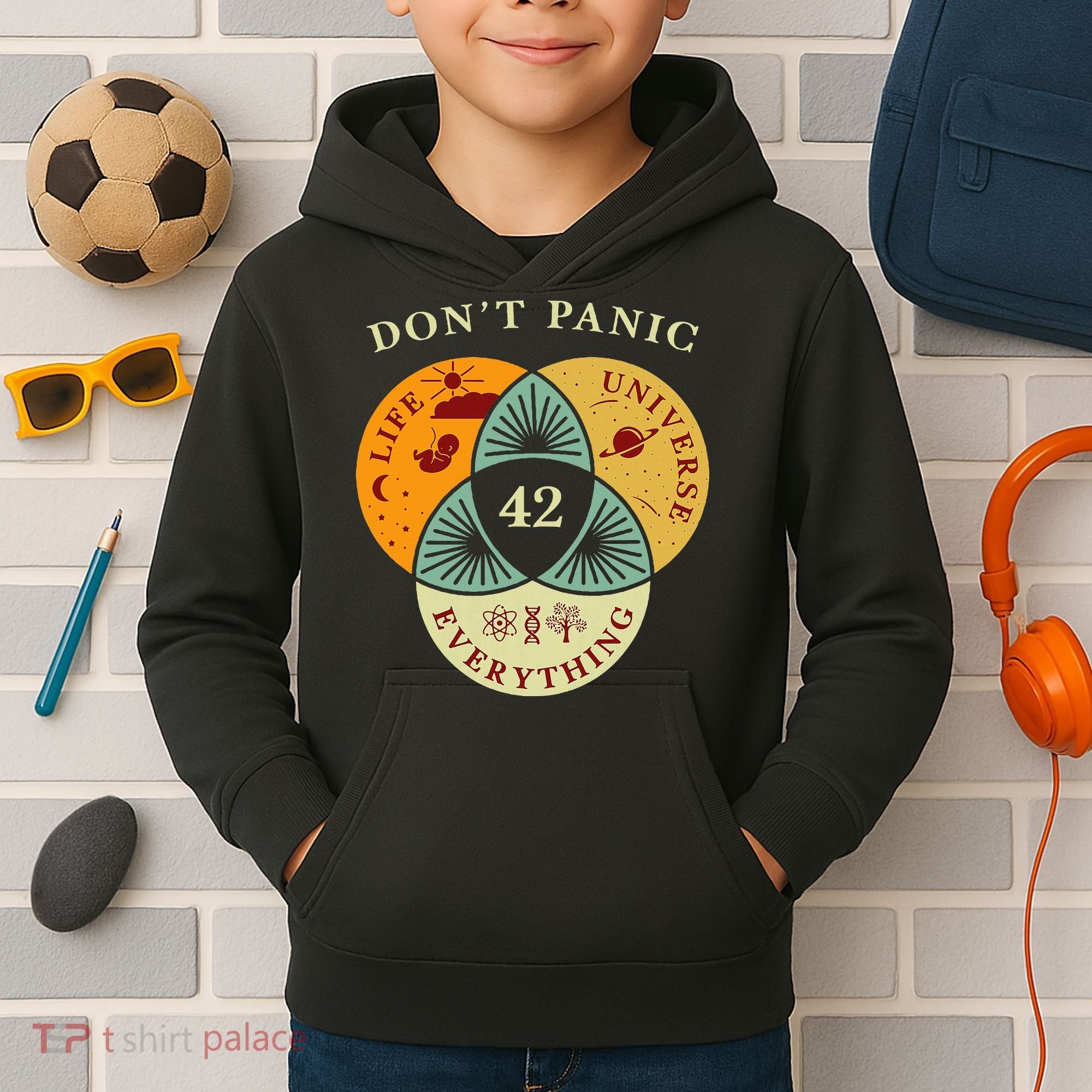Life Universe Everything 42 Science Fiction Space Lovers Kids Hoodie