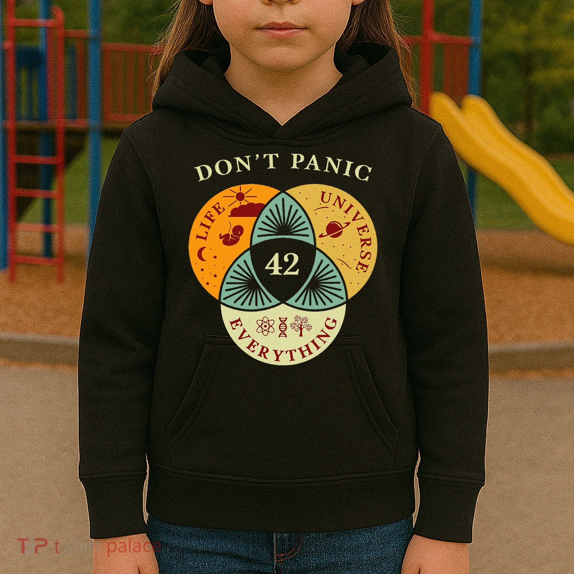 Life Universe Everything 42 Science Fiction Space Lovers Kids Hoodie