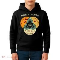 Life Universe Everything 42 Science Fiction Space Lovers Kids Hoodie thumb 4
